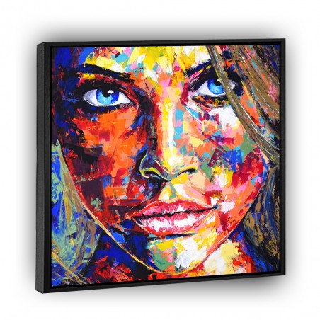 Framed Canvas 852