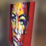 Original Gemälde Gesicht abstrakt Kunst Nr. 119 120cmx120cm
