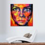Verkauft: Original Gemälde Gesicht abstrakt Kunst Nr. 133